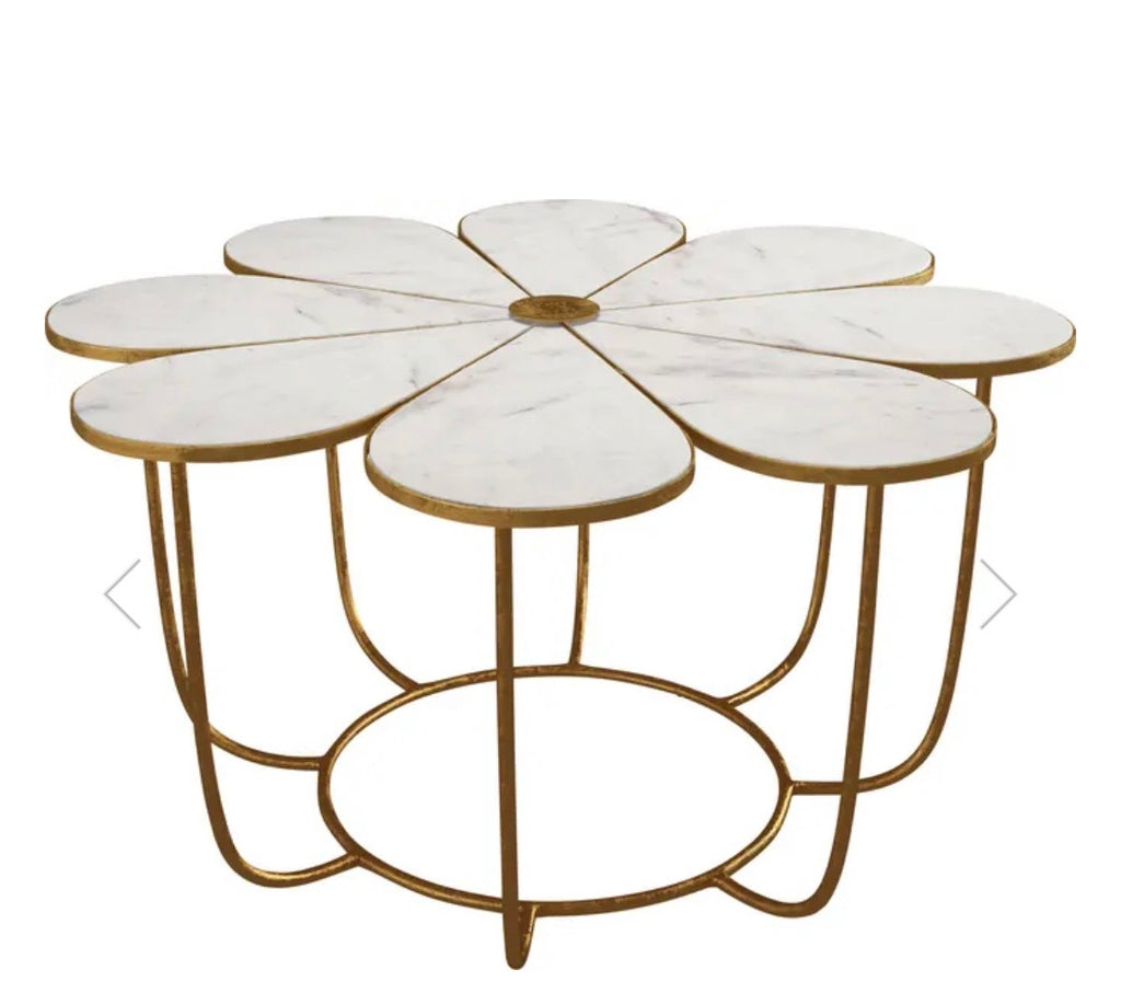 Flower Shaped Marble Table from the Art Shoppe
