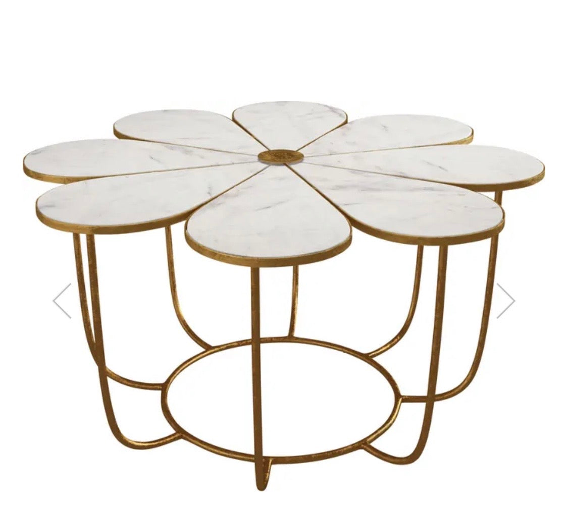 Flower Shaped Marble Table from the Art Shoppe