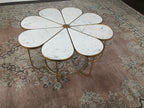 Flower Shaped Marble Table from the Art Shoppe