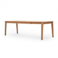 Nicolas light brown wood extendable dining table (open box)