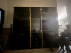 Black Laquer wall unit