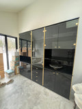 Black Laquer wall unit