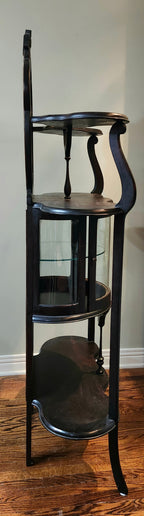 Mahogany Victorian curio étagère