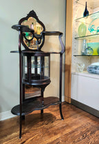 Mahogany Victorian curio étagère