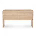 Smilla light brown wood 4-drawer dresser (open box)