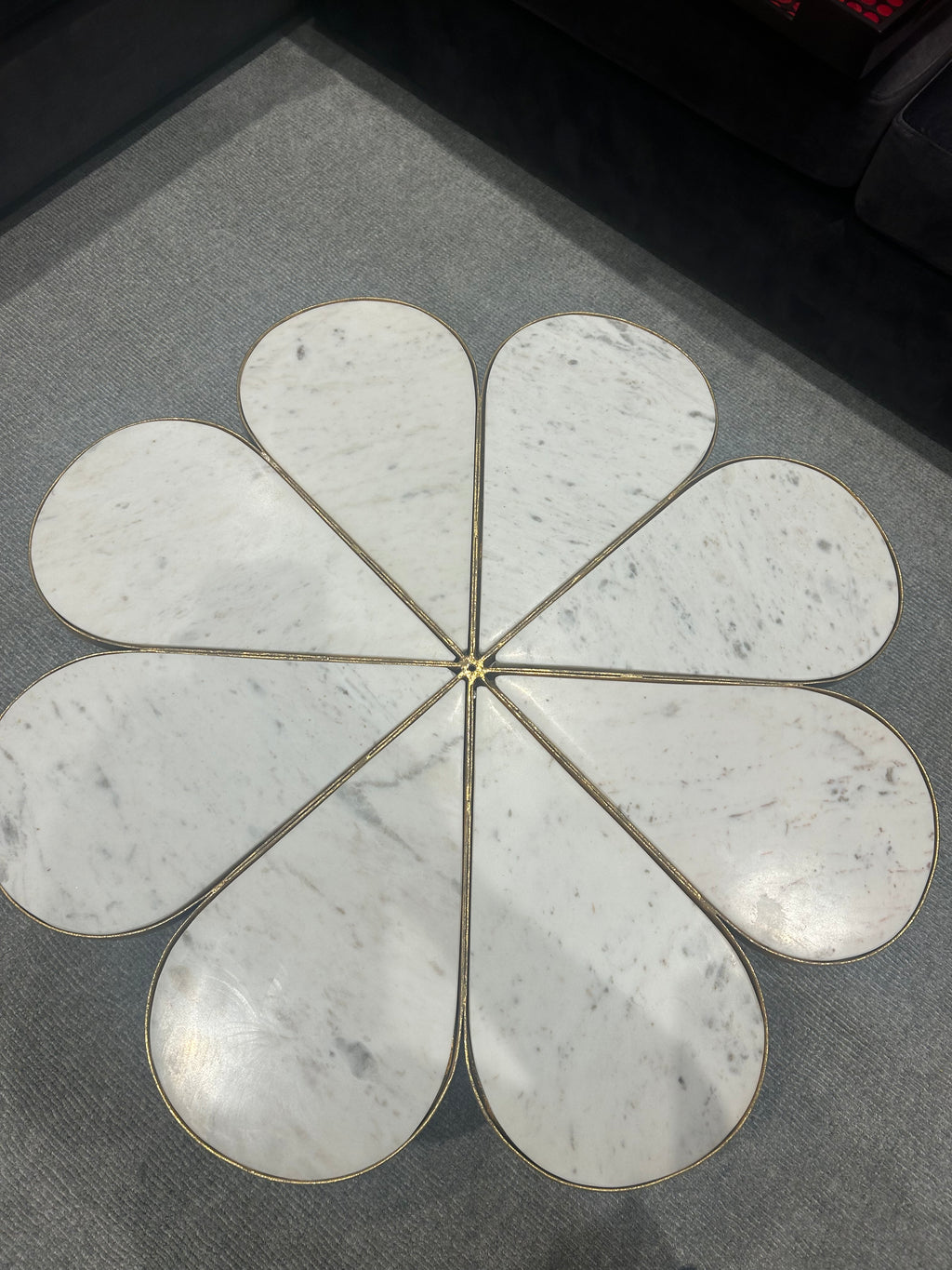 Flower Shaped Marble Table from the Art Shoppe