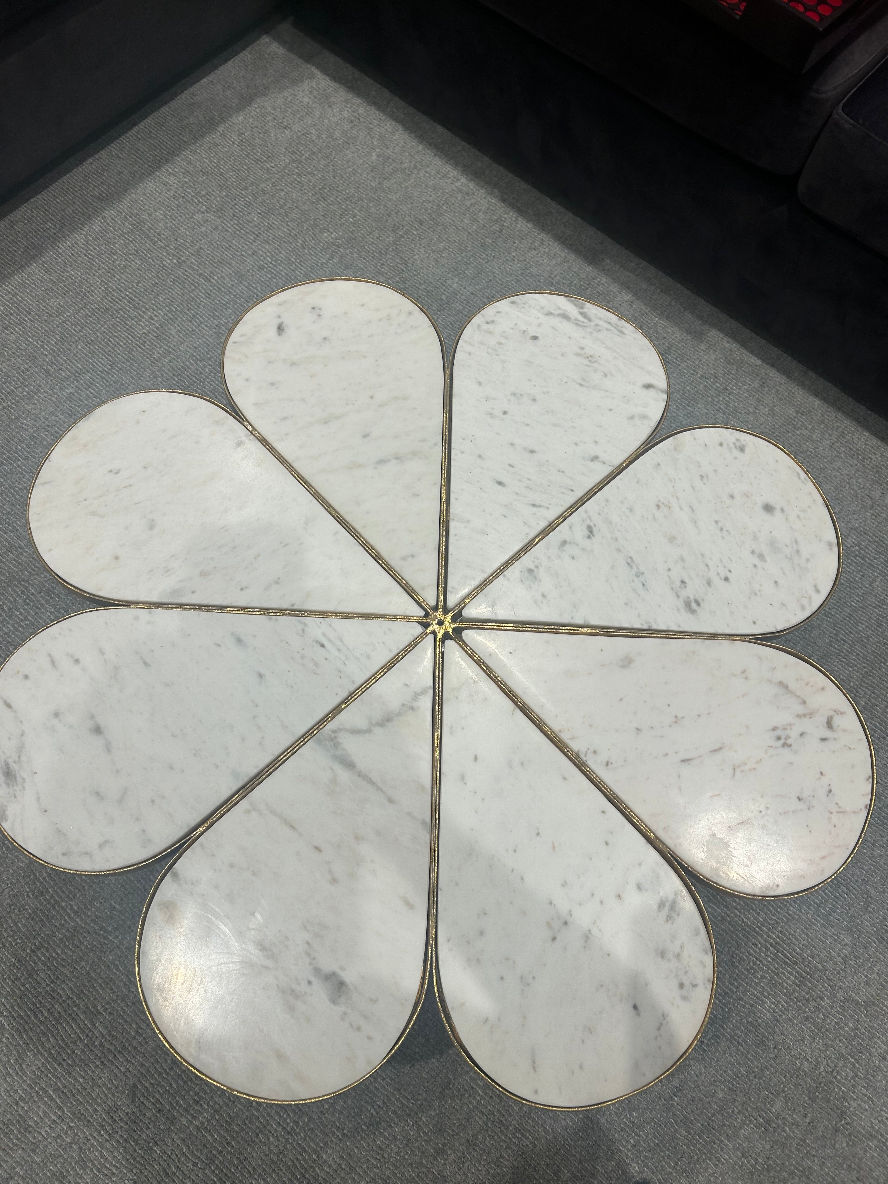 Flower Shaped Marble Table from the Art Shoppe
