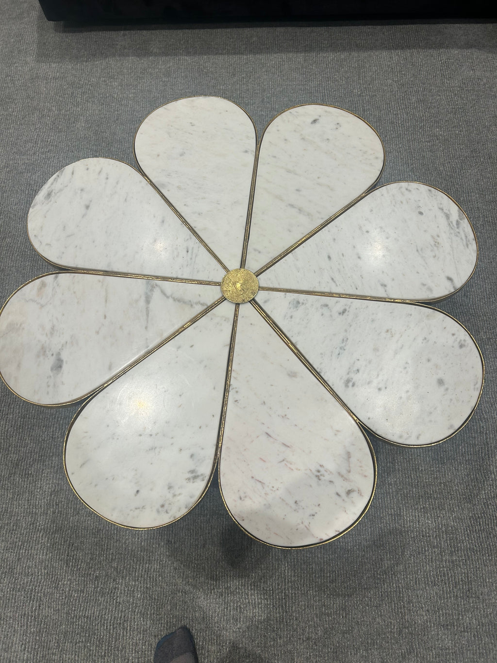 Flower Shaped Marble Table from the Art Shoppe