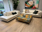 Leather white couch ROCHE BOBOIS