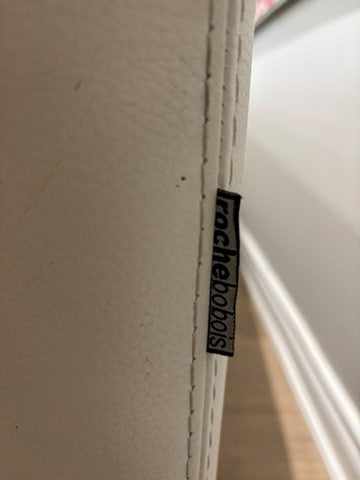 Leather white couch ROCHE BOBOIS