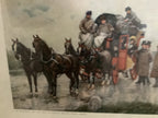 Vintage prints of Mr.pecksniff from charlles dickens.artist Fredrick barnard.coming and going