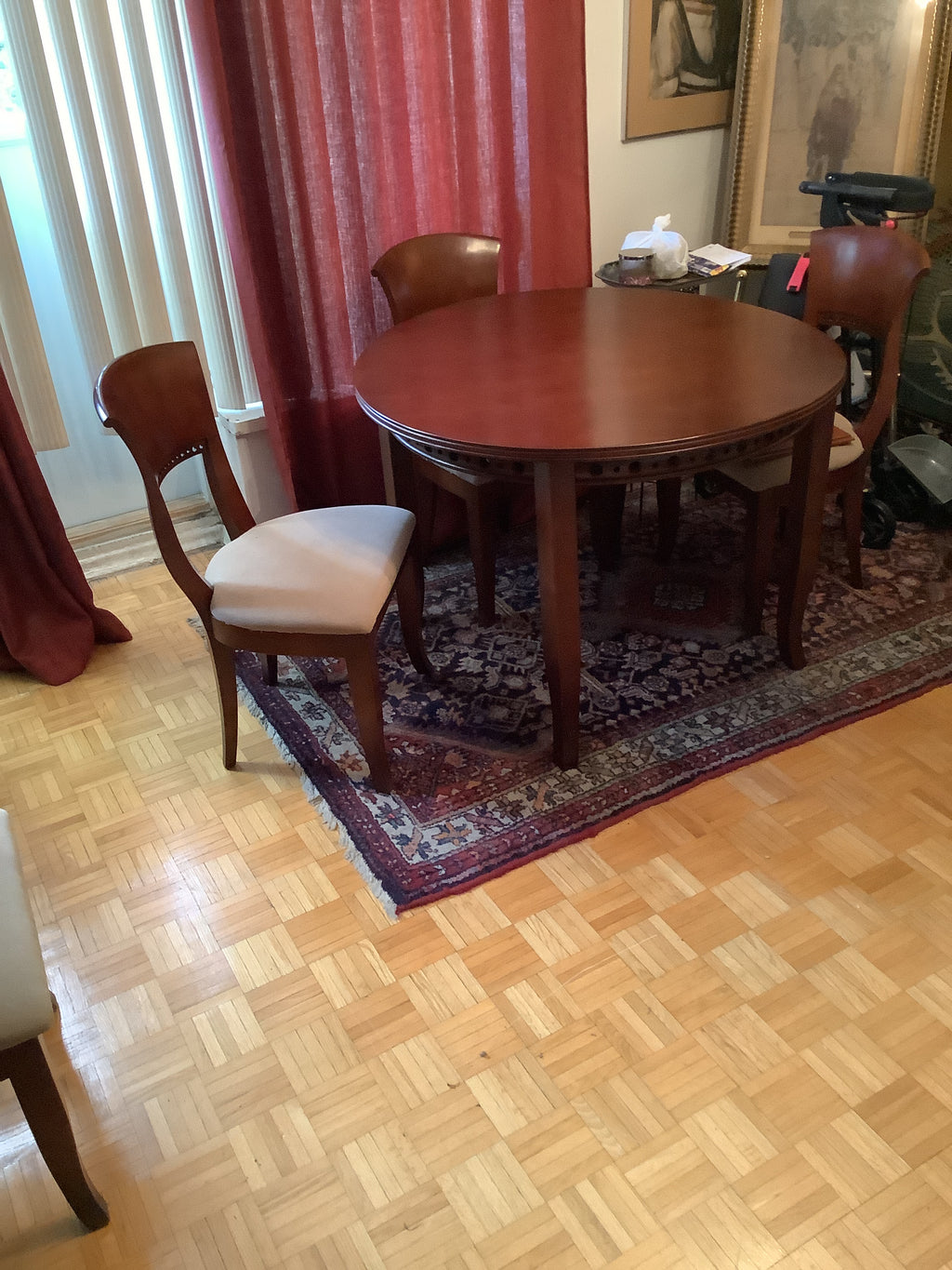 5 piece solid wood dining or kitchen set