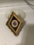 Vintage petite point framed picture