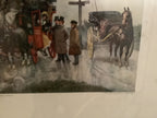 Vintage prints of Mr.pecksniff from charlles dickens.artist Fredrick barnard.coming and going