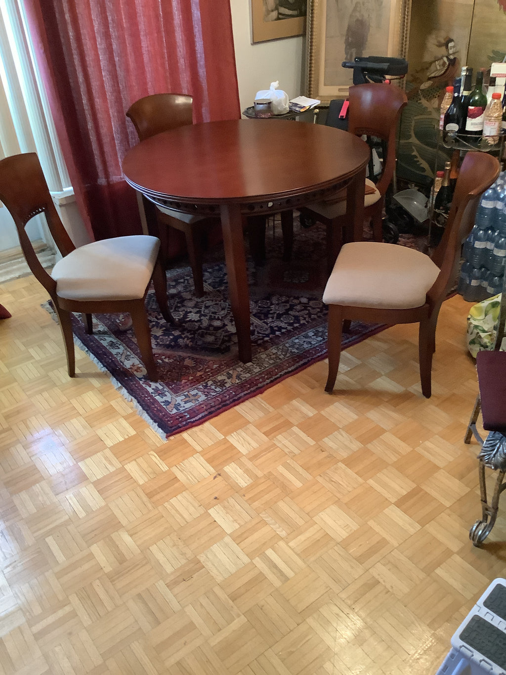 5 piece solid wood dining or kitchen set