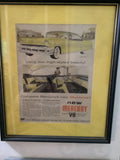 Classic framed car advertisements 2