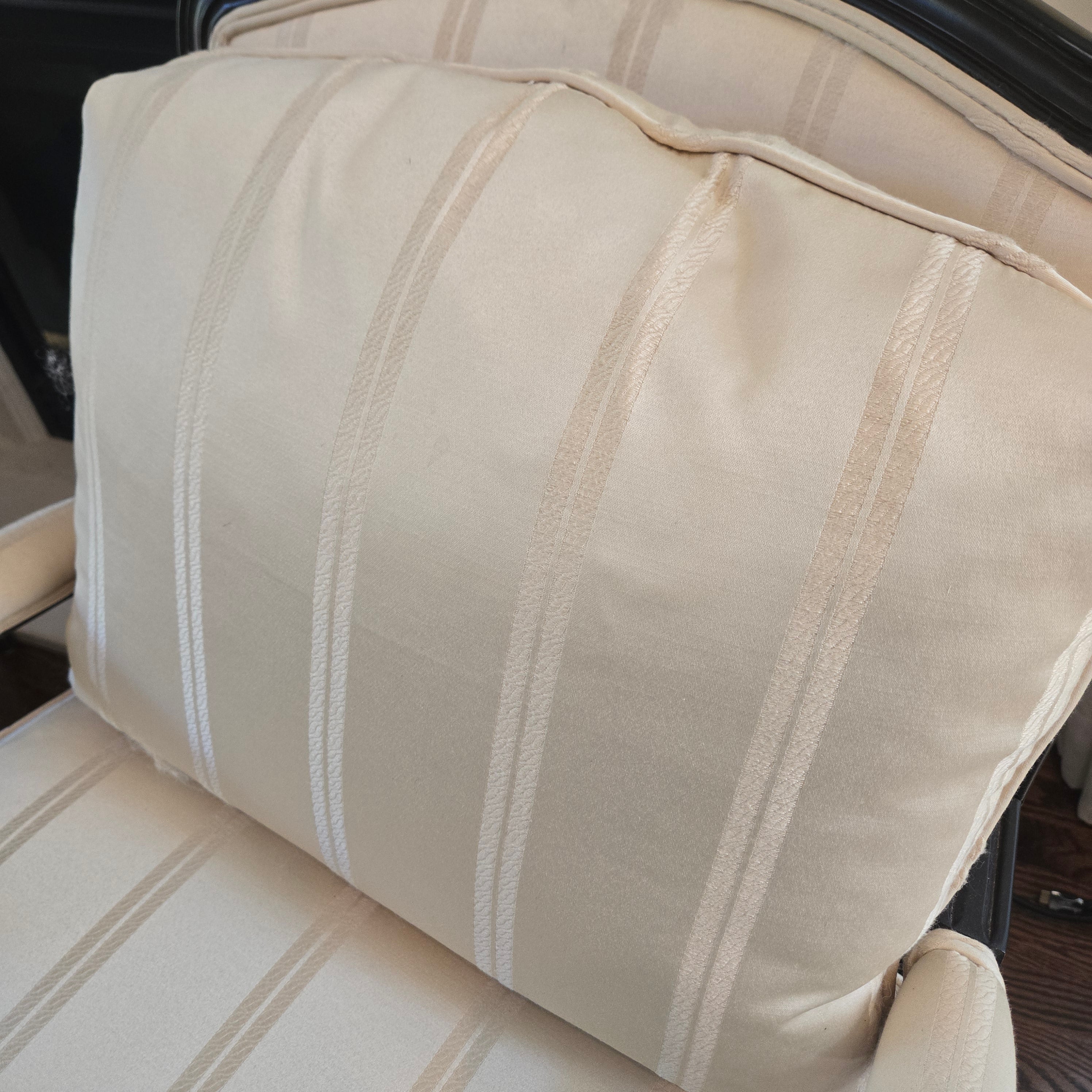 Elegant Vintage Bergere Armchairs (Pair)