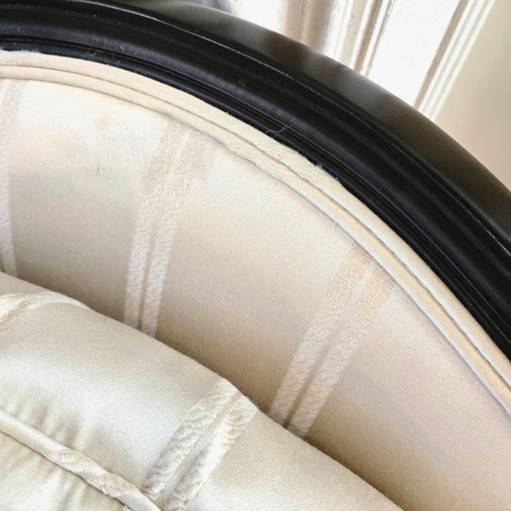 Elegant Vintage Bergere Armchairs (Pair)