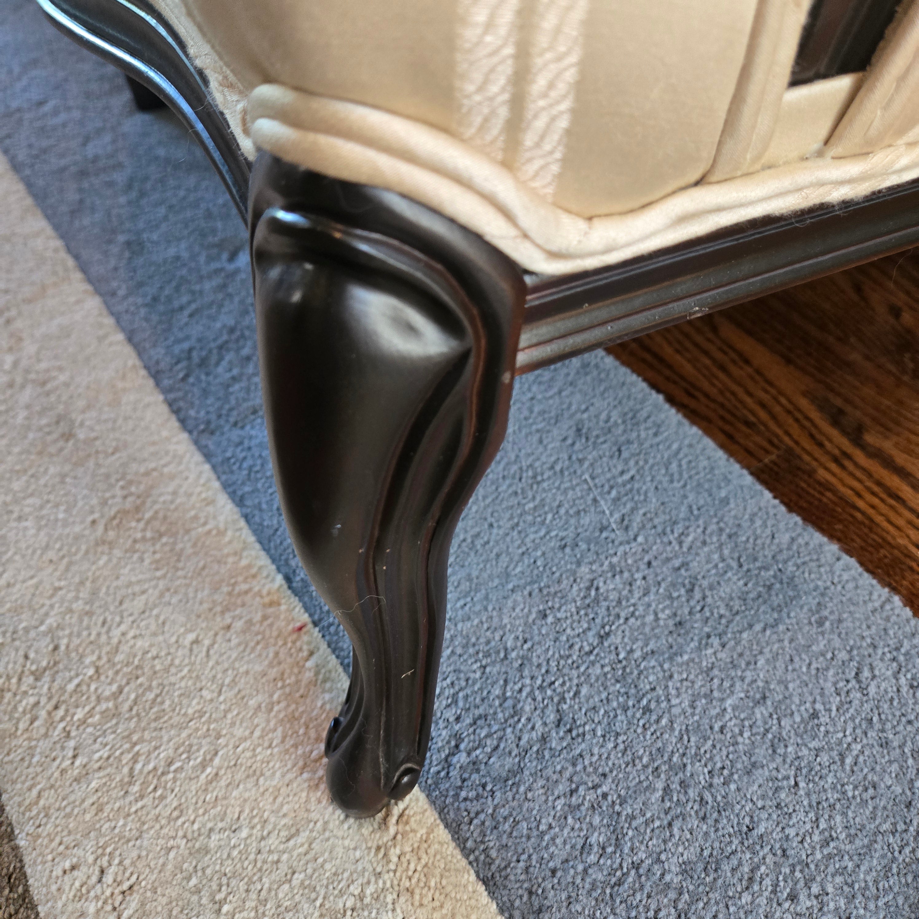 Elegant Vintage Bergere Armchairs (Pair)