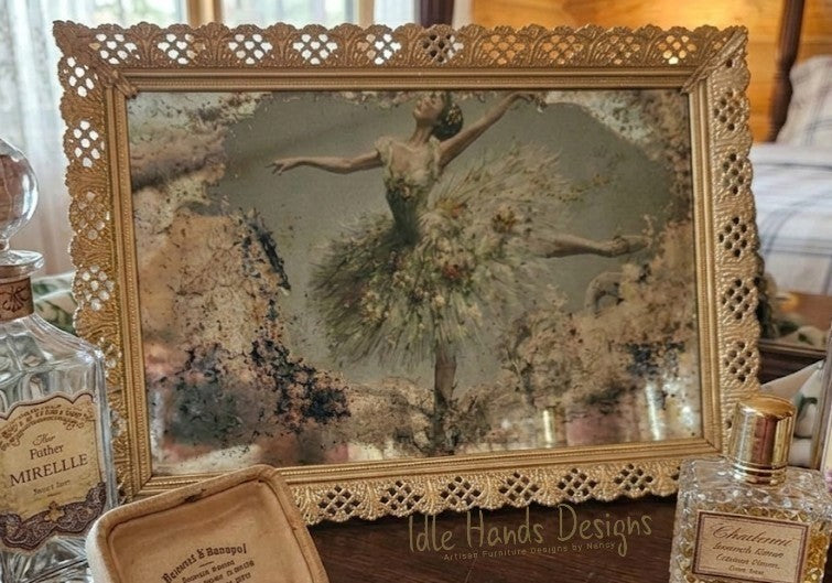 Ballerina Vanity Mirror Tray