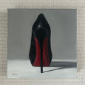 “Shoeaholic I” Oil on Canvas Christian Louboutin Painting