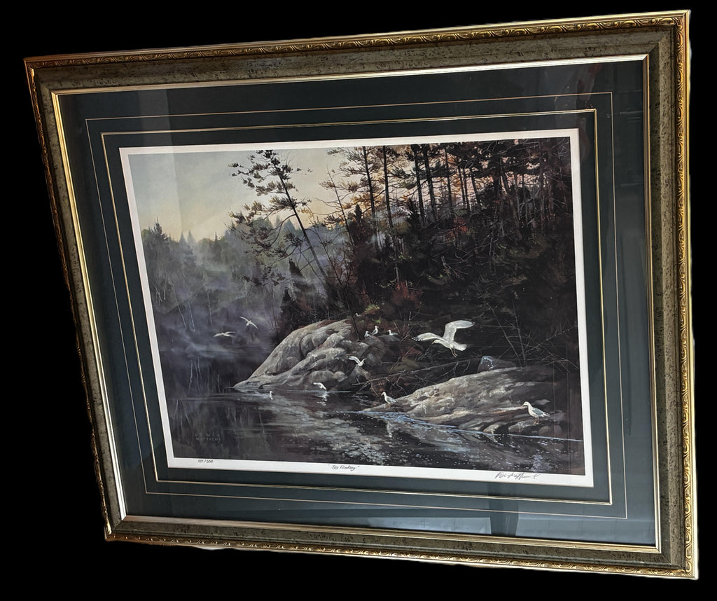 Edwin Matthews Signed Limited Edition Art Print – "The Rookery" (201/500)