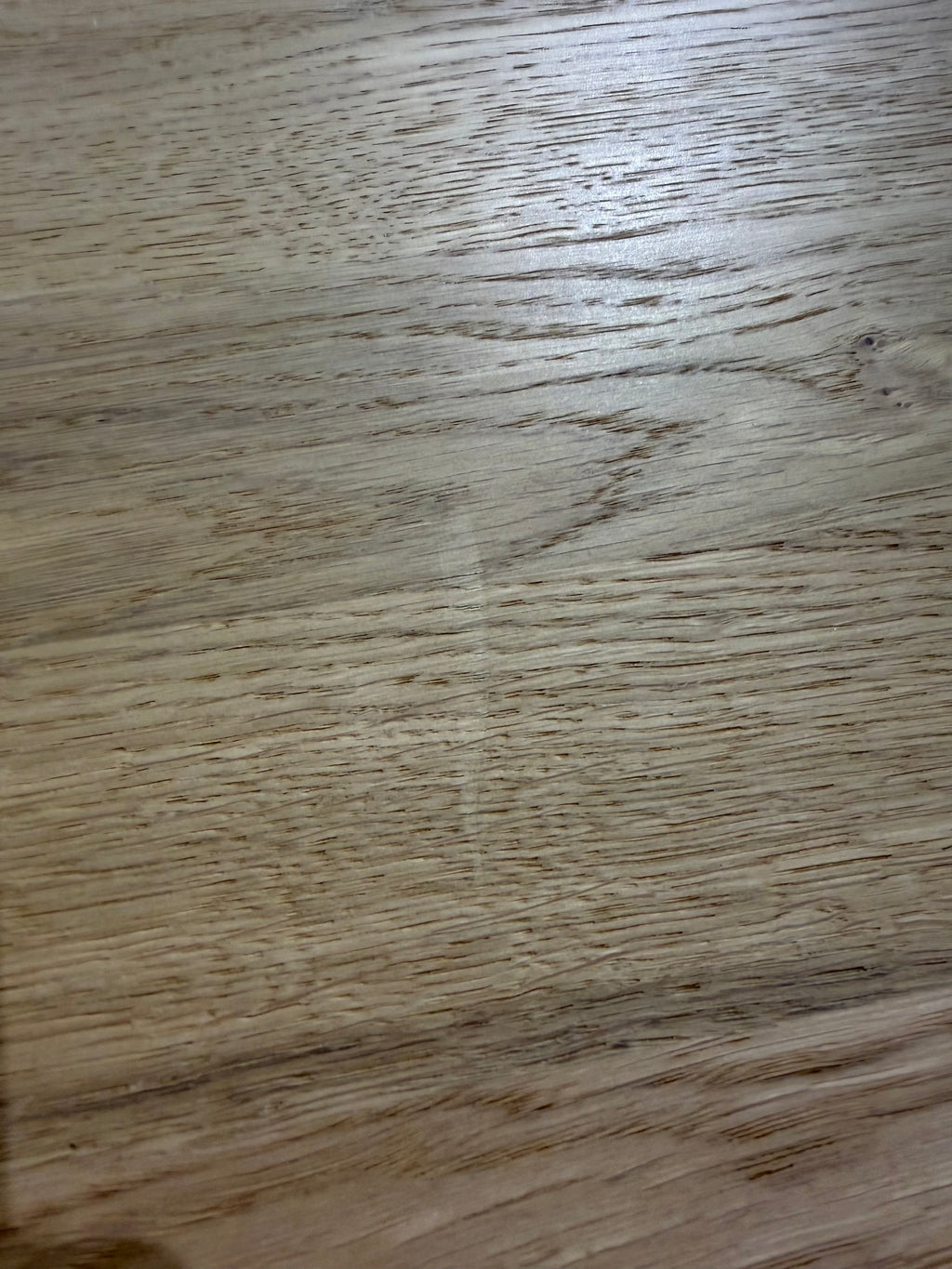 Nicolas light brown wood extendable dining table (open box)