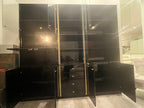 Black Laquer wall unit