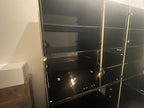 Black Laquer wall unit