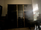 Black Laquer wall unit