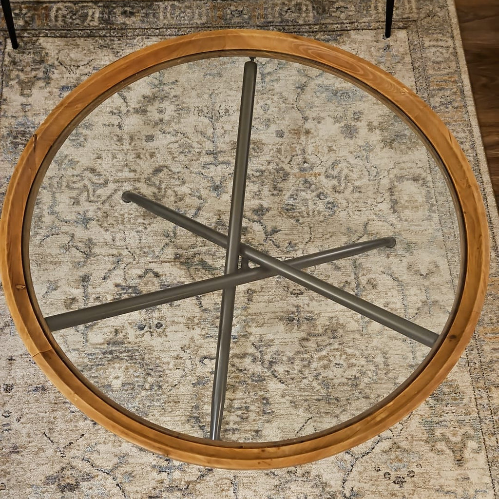Structube Kay Fir Wood Coffee Table