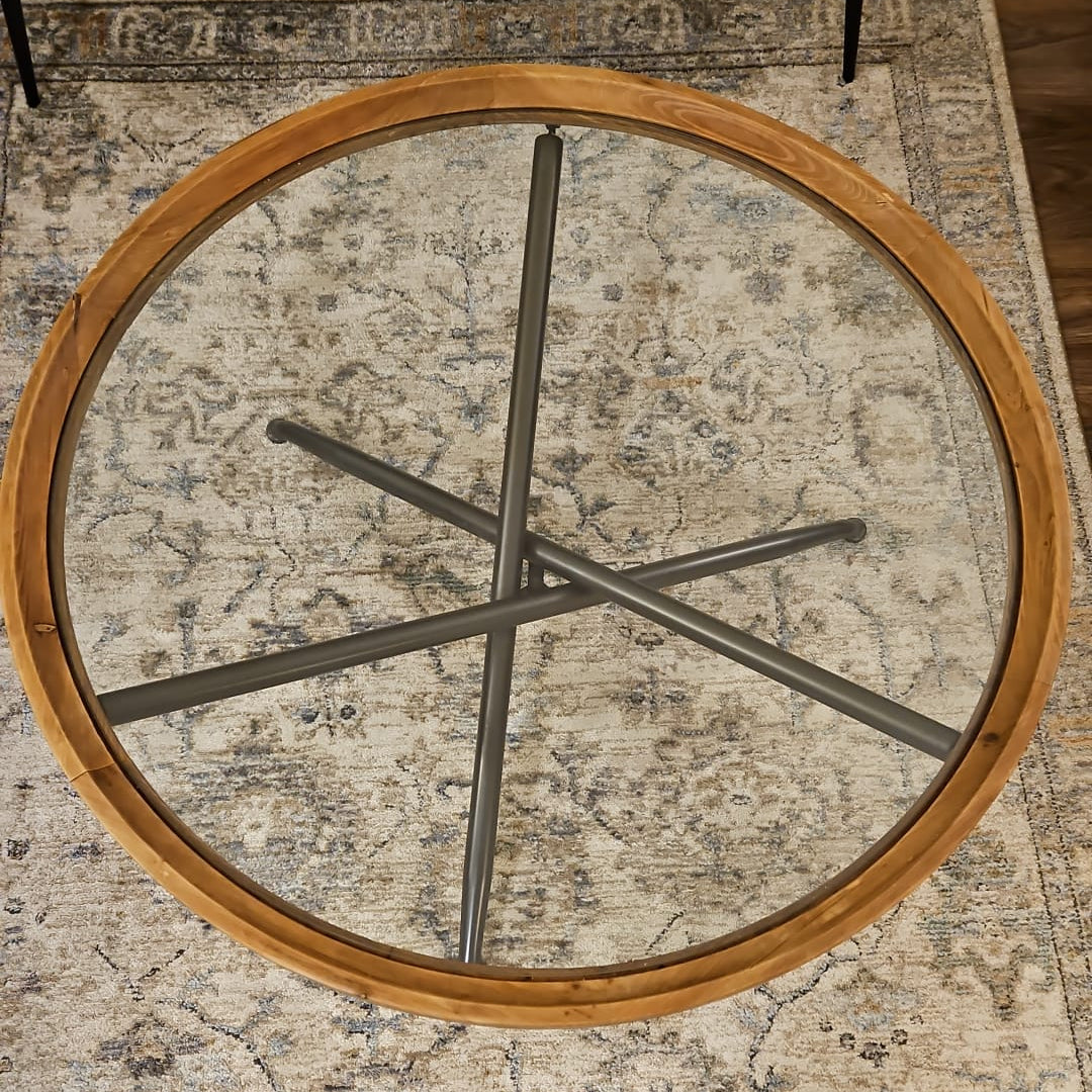 Structube Kay Fir Wood Coffee Table