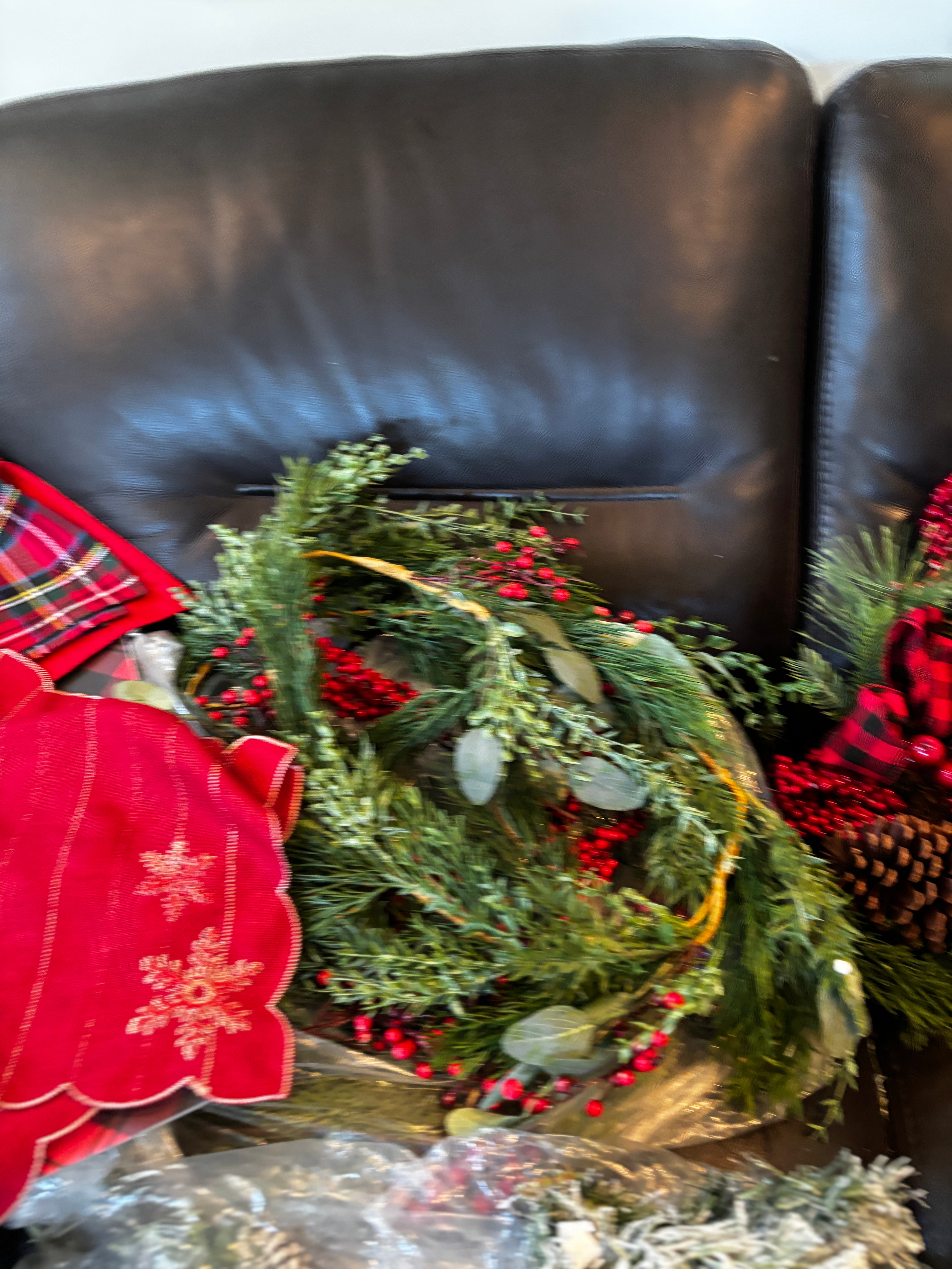 Ultimate Festive Holiday Décor Lot – Luxury Christmas Wreaths, Garland & Floral Arrangements