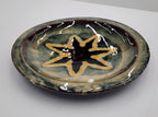 Mid-century modern glazed ceramic platter