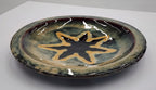 Mid-century modern glazed ceramic platter