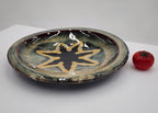Mid-century modern glazed ceramic platter