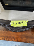 Vintage Ornate Wrought Iron Fireplace Screen / Spark Guard