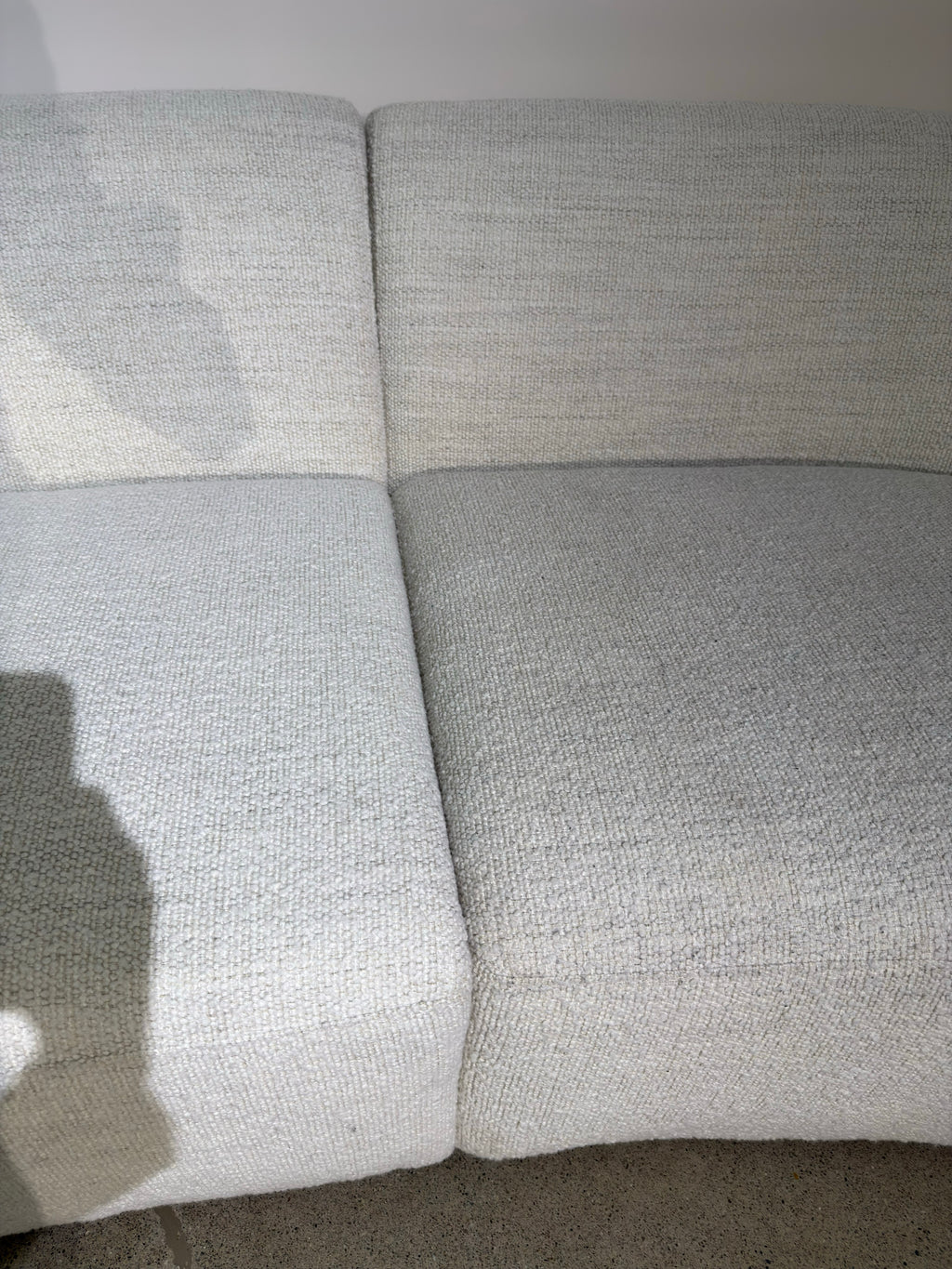 Sorena off-white bouclé modular sofa (open box)