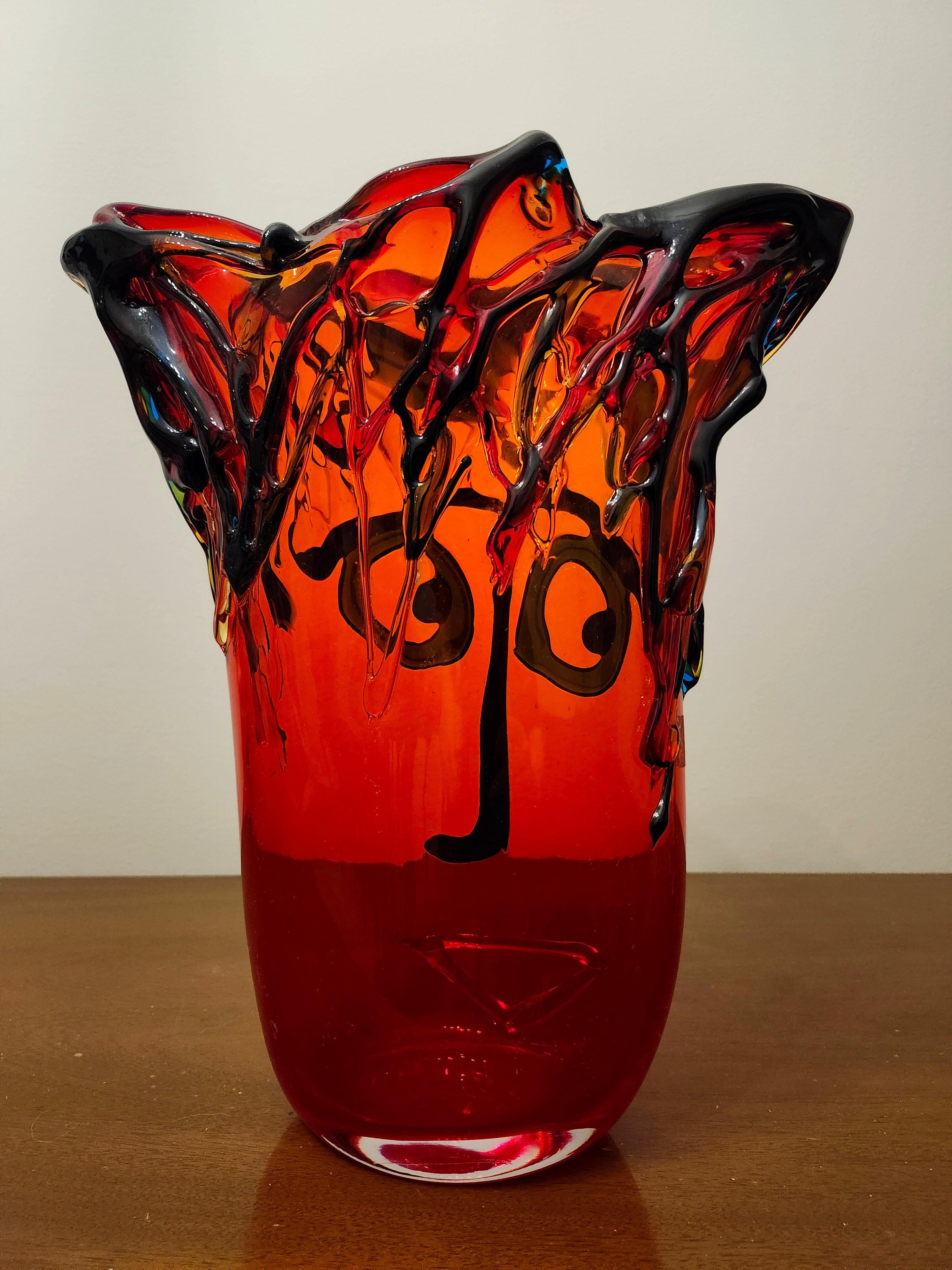 Authentic Murano Cubism Picasso vase