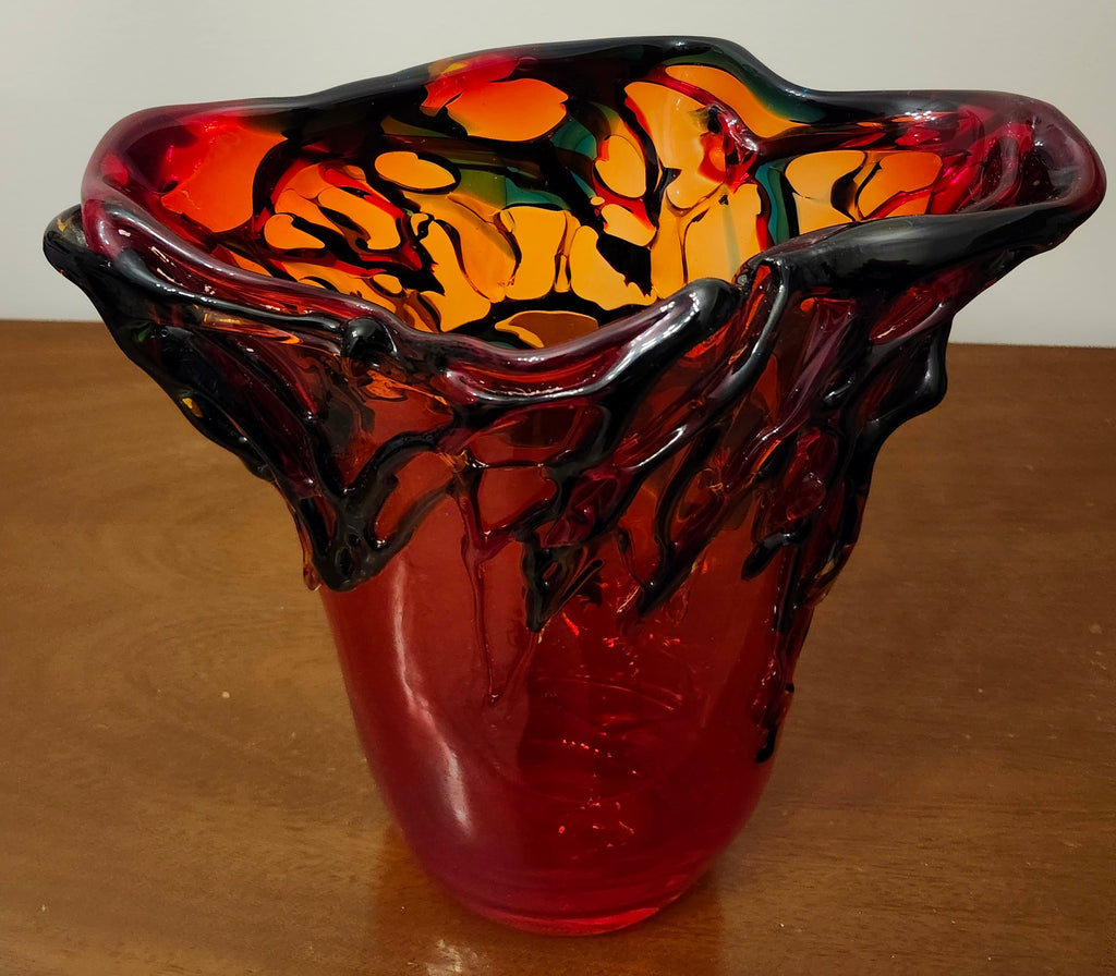 Authentic Murano Cubism Picasso vase