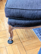 Bergere chair and ottoman