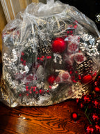 Premium Faux Holiday Greenery Wreaths & Red Berry Garland