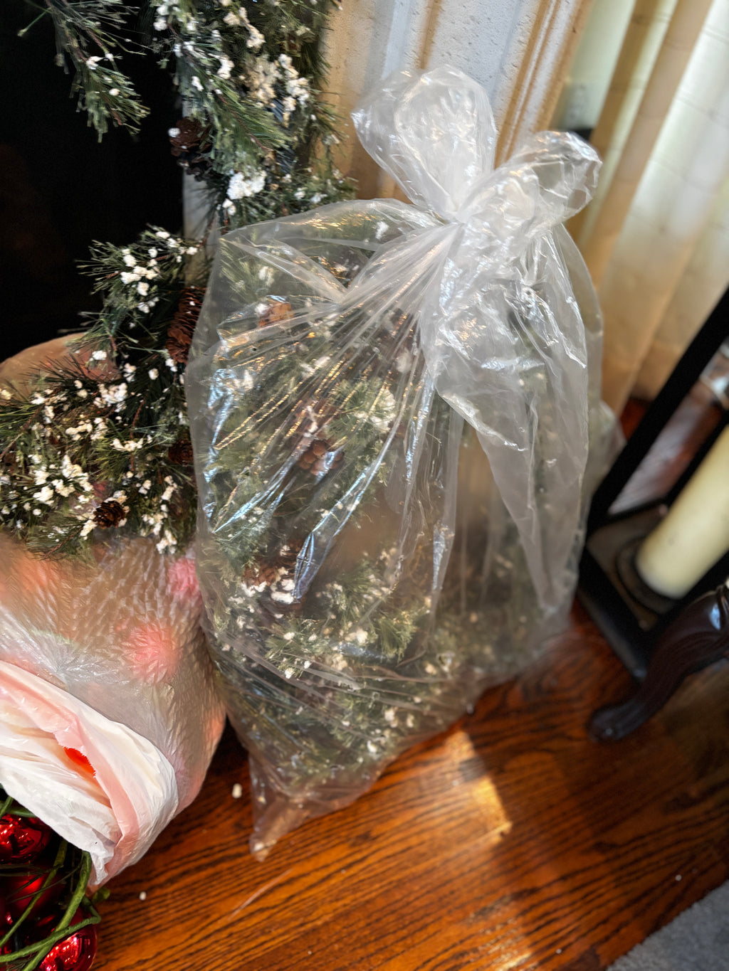 Premium Faux Holiday Greenery Wreaths & Red Berry Garland