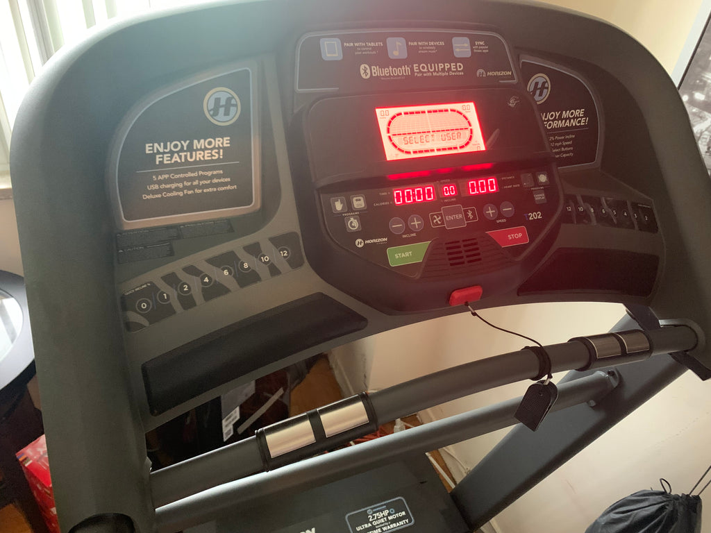 Hardly used treadmill