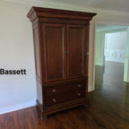 Basset Traditional Solid Wood Armoire / Media Wardrobe
