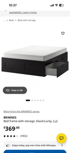 Bed Frame & Douglas Queen size Bed
