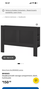 Bed Frame & Douglas Queen size Bed