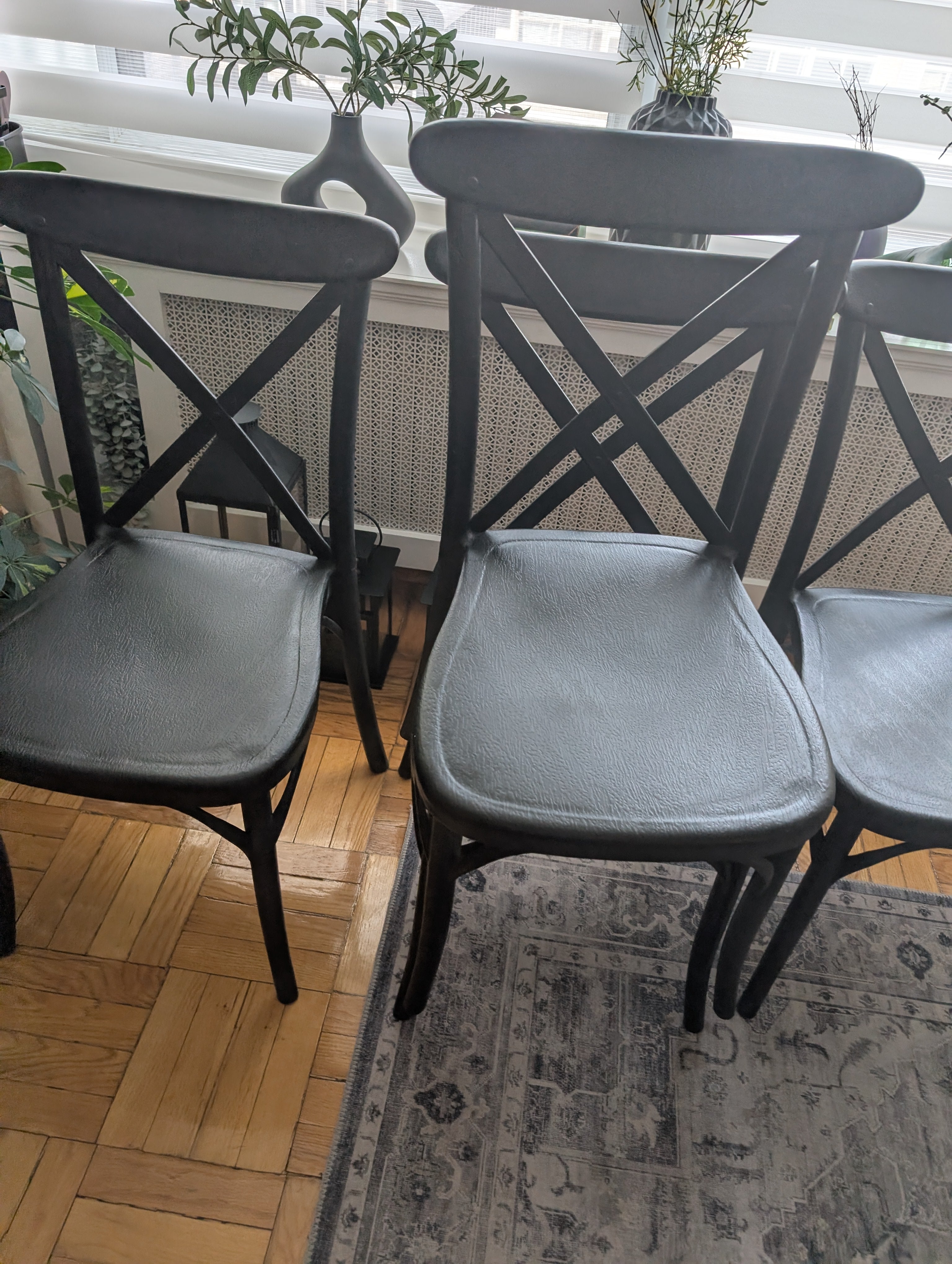 4 pottery barn dining chairs
