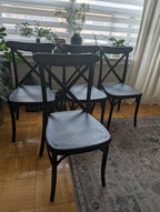 4 pottery barn dining chairs