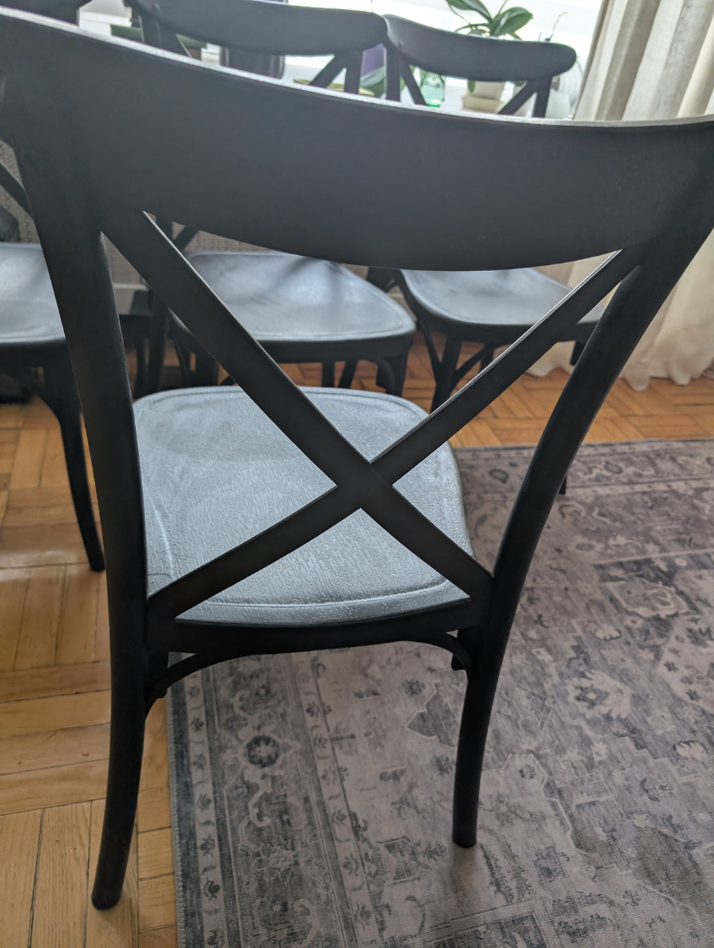 4 pottery barn dining chairs